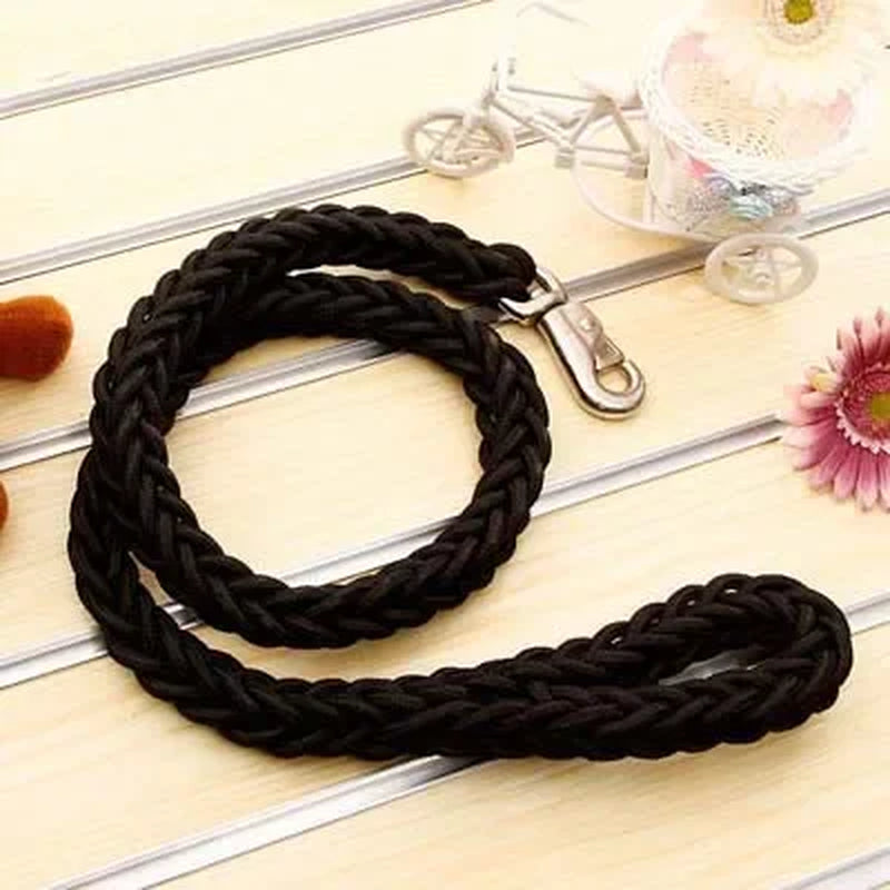 4.5Ft Heavy Duty Large Dog Leash Durable Nylon Braided Lead for Small Medium Big Dogs Walking Hunting Camping Pet Accessories