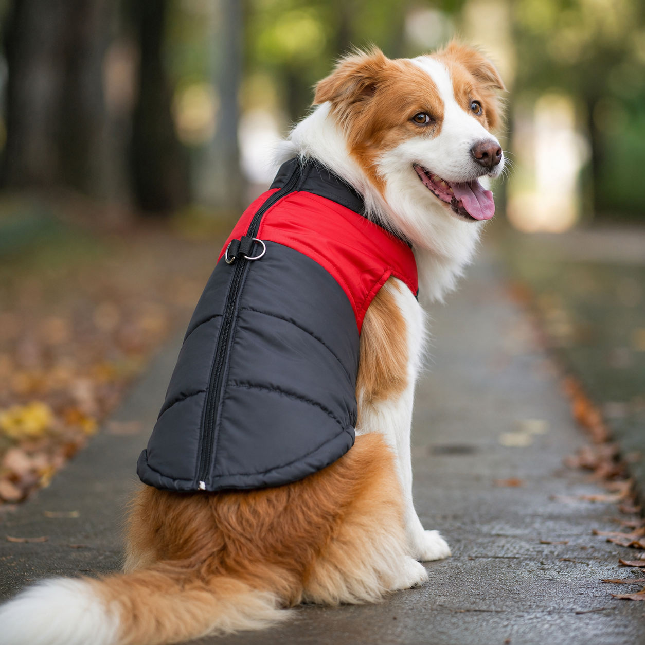 Waterproof Padded Zip-Up Dog Jacket