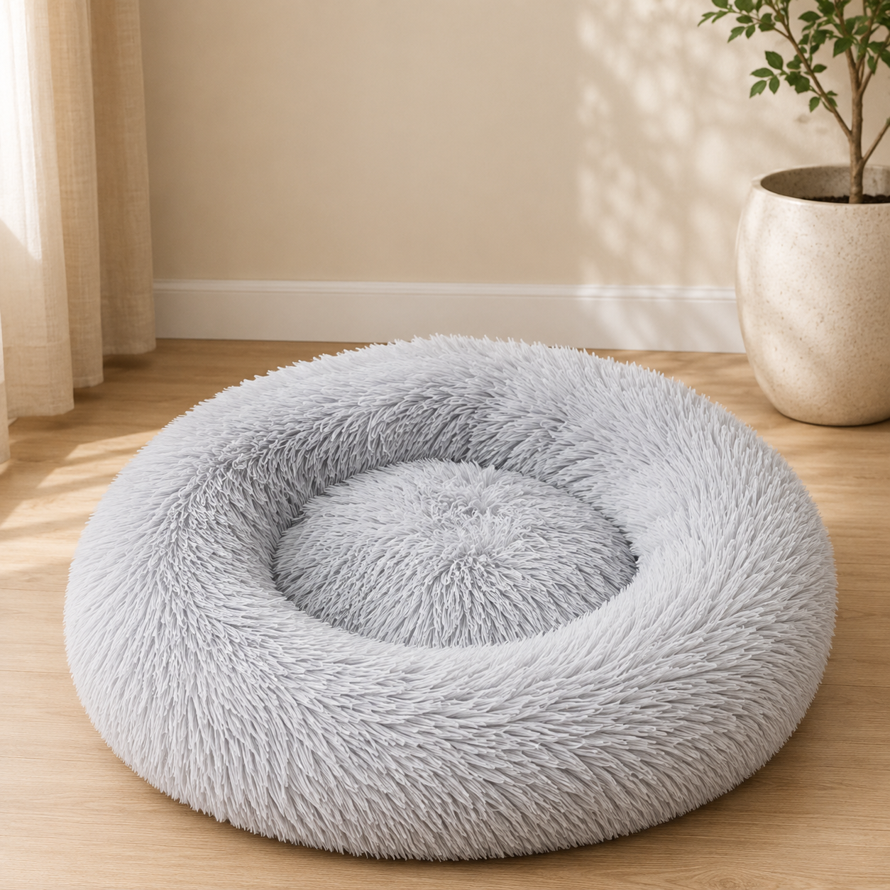 Warm Plush Dog Bed