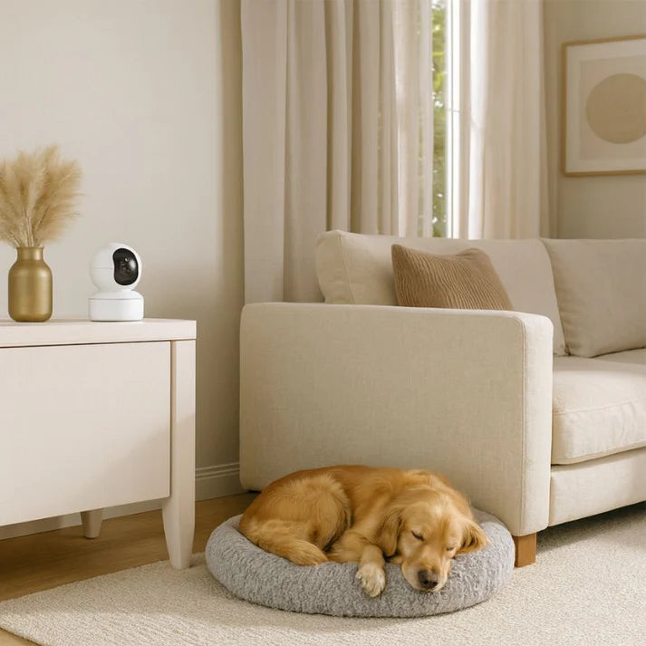 Pet Cam for Dogs & Cats | 360° Indoor Camera with Two-Way Audio & Night Vision