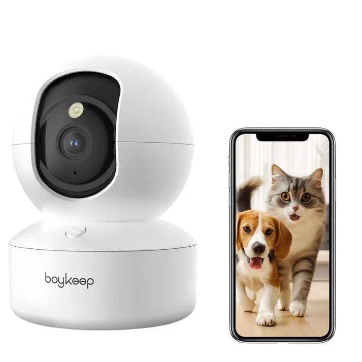 Pet Cam for Dogs & Cats | 360° Indoor Camera with Two-Way Audio & Night Vision