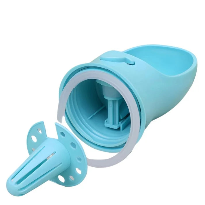 Portable Dog Water Bottle with Food Storage