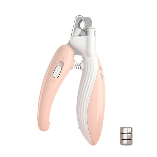Professional Pet Nail Clippers with Bright LED Light