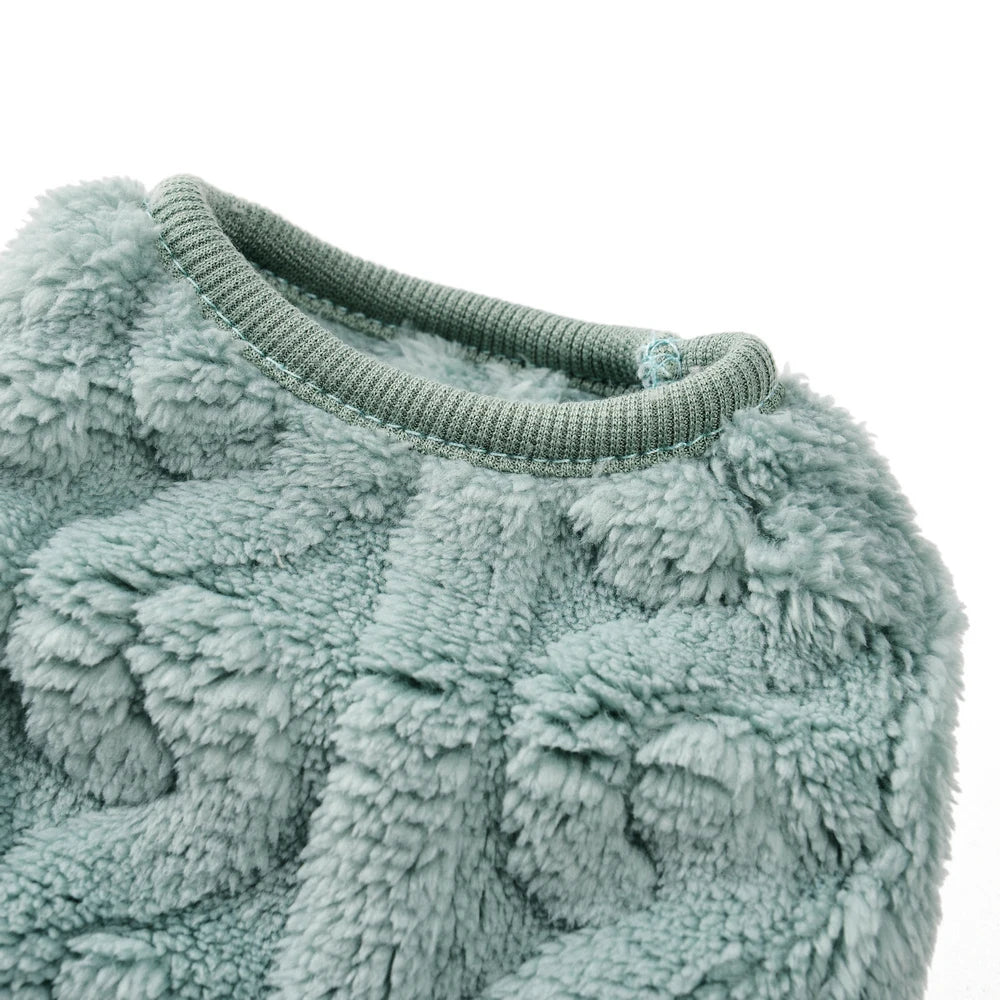 Warm Cozy Dog Fleece Sweater
