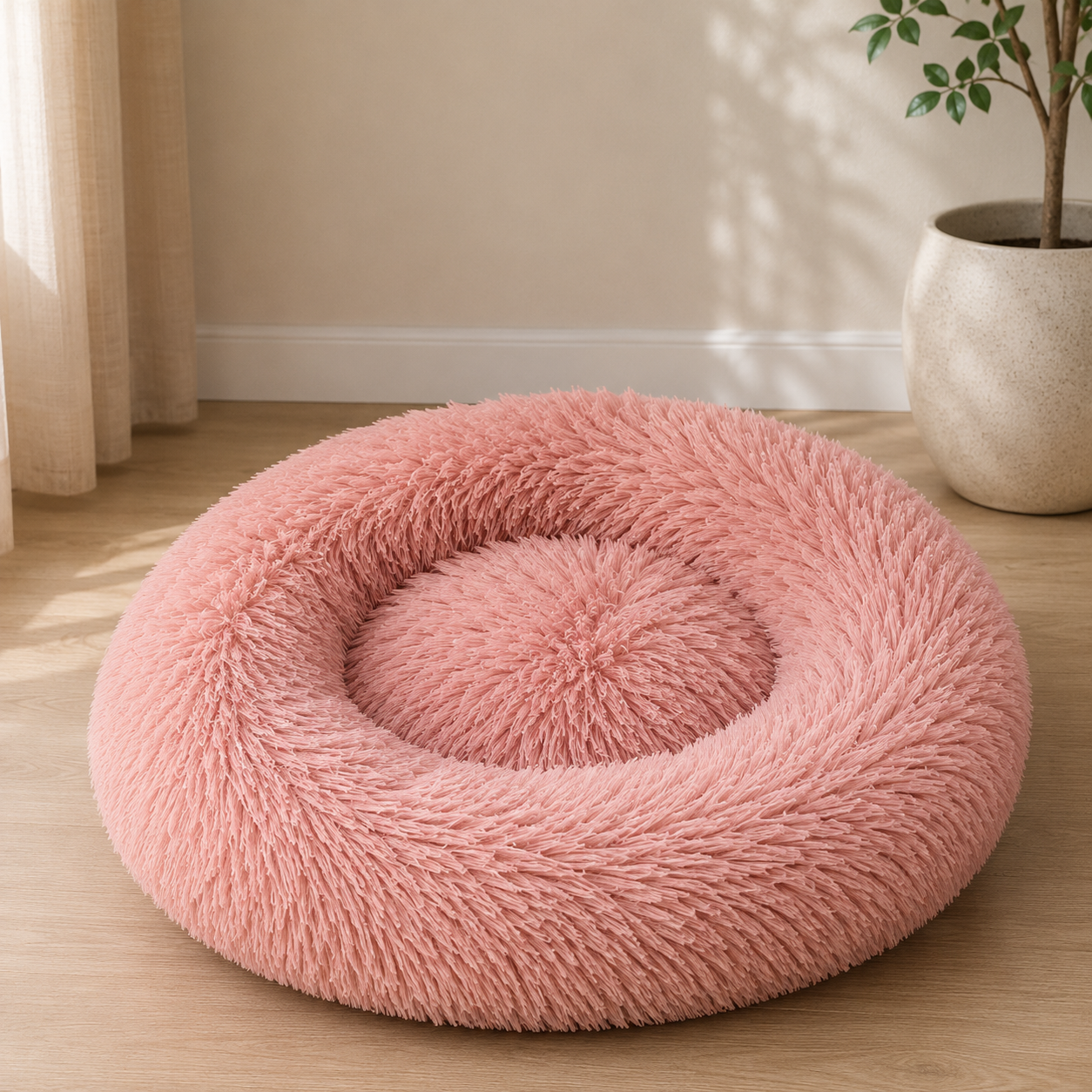 Warm Plush Dog Bed