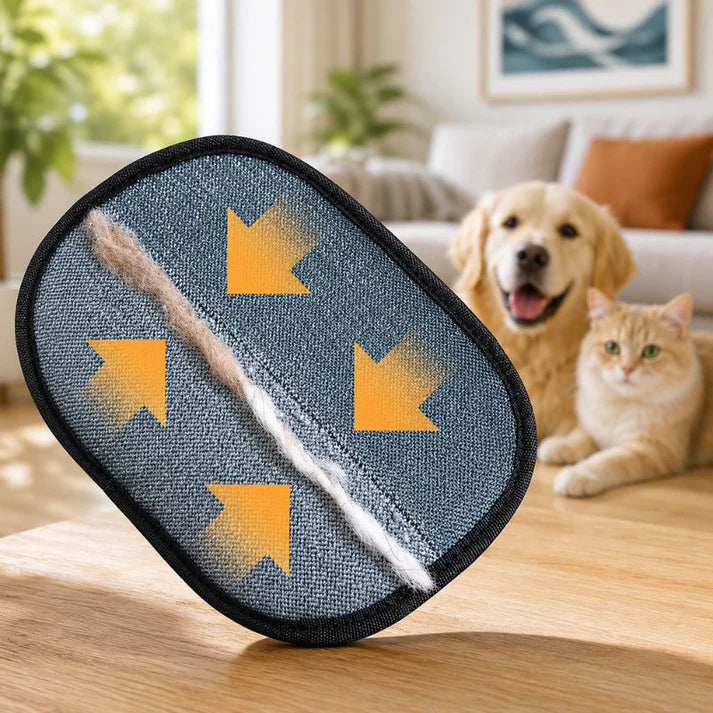 Pet Hair Removal Glove for Cats & Dogs