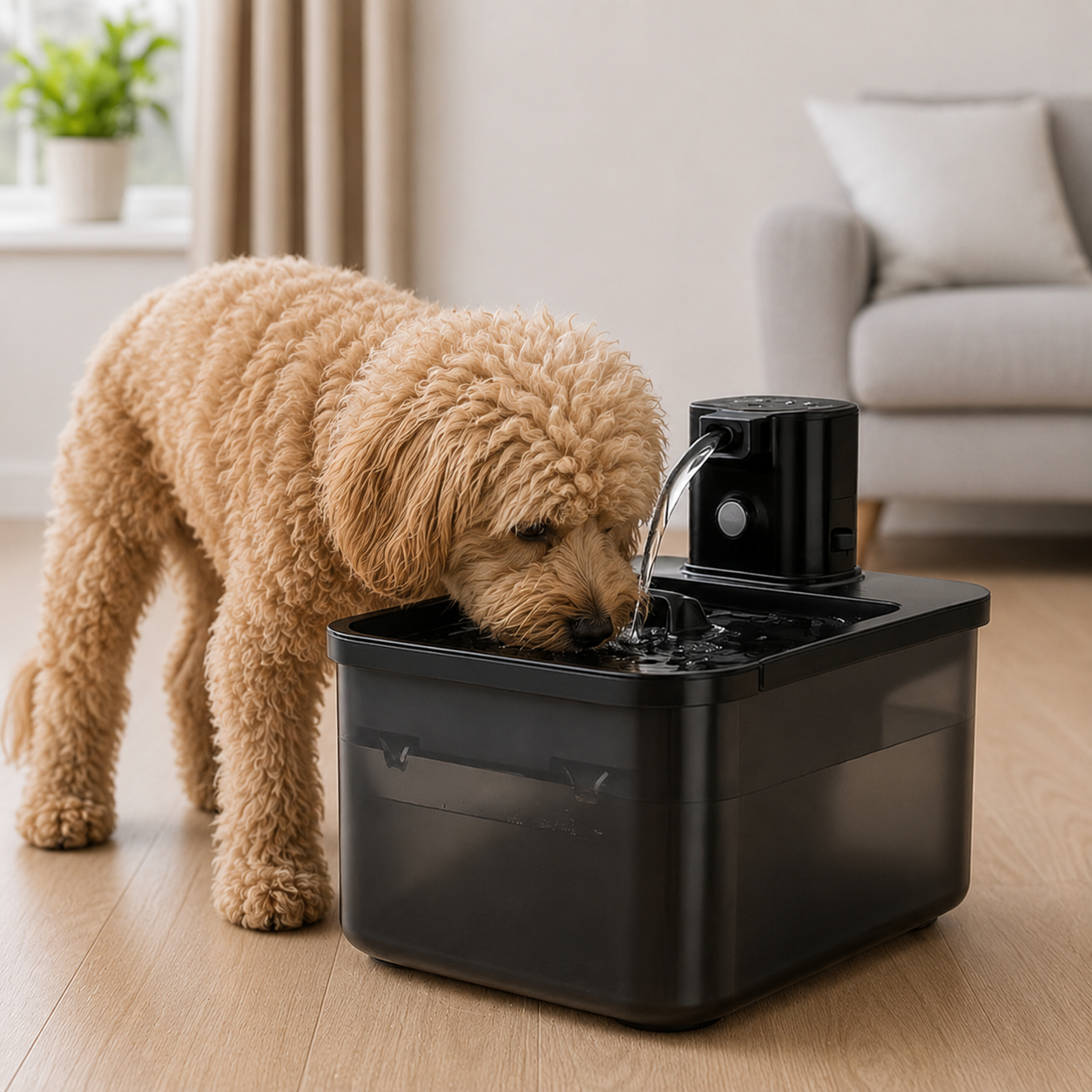 Stainless Steel Automatic Pet Water Fountain